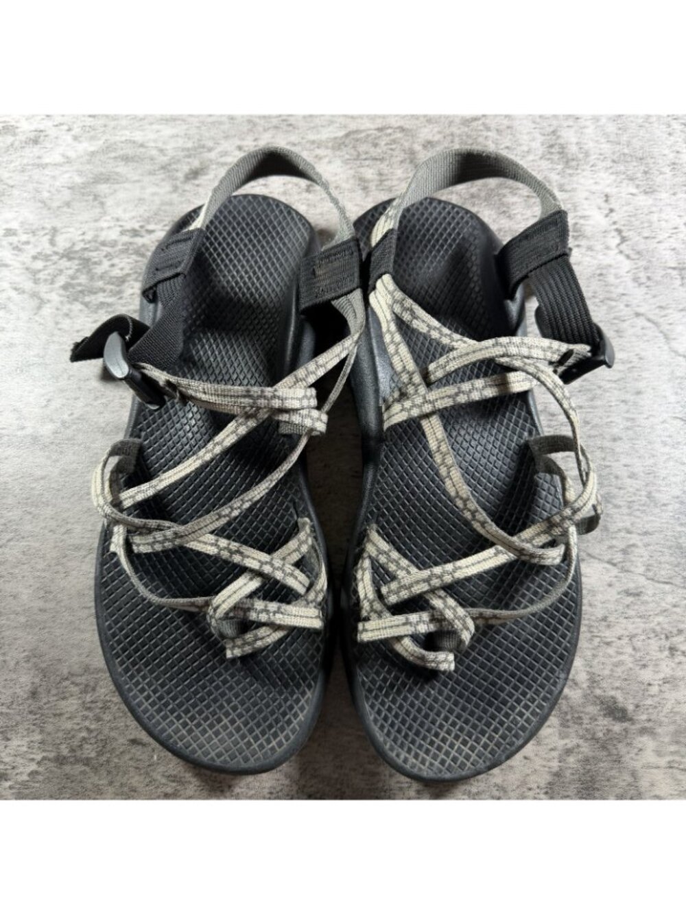 Chaco Women's ZX/2 Yampa hiking sports sandals in Light Beam Gray Size 11 - Picture 7 of 9